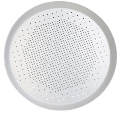 FHGSPQWM Teglia rotonda per pizza in alluminio per una distribuzione uniforme del calore che garantisce una cottura perfetta delle croste ogni volta che la pizza domestica