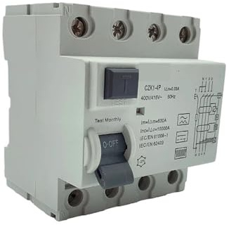 Dispositif de protection RCCB 63A Courant nominal 2P Type Disjoncteur différentiel(4P32A300MA)