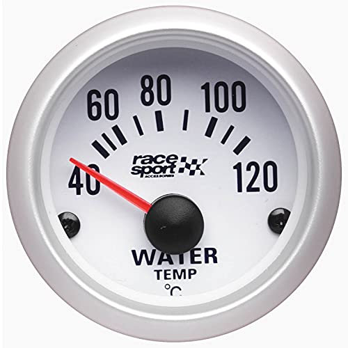 Sumex Race Sport GAUG504 Wasser Temperatur Thermometer, 12 V, Weiß