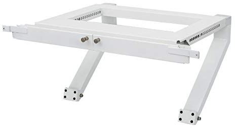Top Shelf TSB-2438 Universal Heavy Duty Window Air Conditioner AC Support Bracket -Holds Up to 225 lbs., No Drilling or Tools Required, White