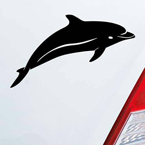 Hellweg Druckerei Delphin Delfin Fisch Tier Tuning Auto Aufkleber Sticker Heckscheibenaufkleber