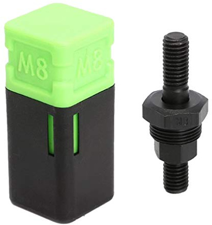Milageto Pièce de Rechange M8 SAE 3/8-16 Embout de Rivet, Riveteuse à Main pour Écrous Sertis, Kits pour Outil à Rivets à Écrou Manuel, M8