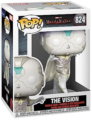Funko Pop! Marvel: WandaVision – The Vision - Vinyl-Sammelfigur - Geschenkidee - Offizielle Handelswaren - Spielzeug Für Kinder und Erwachsene - TV Fans - Modellfigur Für Sammler und Display
