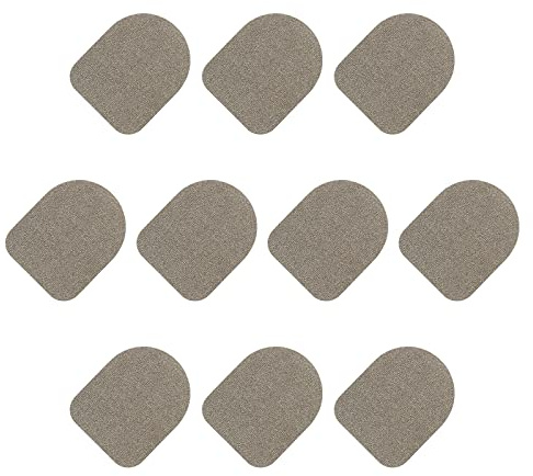 sourcing map 20 Stück Gaming Finger Sleeve Handschuhe Touch Bildschirm | Aufkleber, Silber Faser, Ultra Hohe Sensibilität, Flexibel, Ultra Dünn, Aufkleber für Handschuhe
