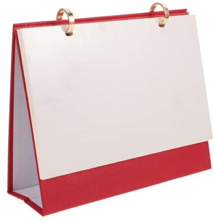 LALAFINA Blanko-tischkalender Diy Planer Standkalender Aus Dickem Papier Für Büro Und Schule Mit Leuchtenden Farben Durch Heißtransferdruck
