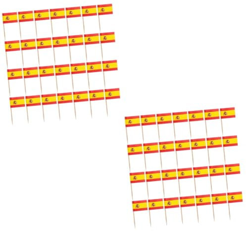 COLLBATH 400 Piezas inserto de pastel de palillo de palillo de de la del Unido decoración adornos cumpleaños chucherías para cumpleaños de paises