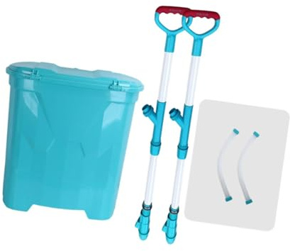 Fenteer Spandiconcime Granulare a Doppio Tubo per Il Trasporto Posteriore, Multiuso, per La Distribuzione di Verdure, Strumento di Fertilizzazione Manuale PRO, Style a