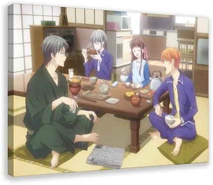 Fruits Basket Anime Canvas Poster Bedroom Decor Landscape Office Room Decor Gift 24x36inch(60x90cm)