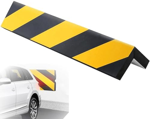 Protector de Pared para Garaje,Parachoques Reflectante para Puertas - Espuma Acolchada Autoadhesiva Resistente para Coche Hogar Gimnasio Almacén