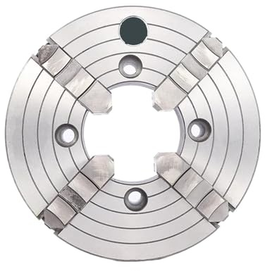 Mandrino for tornio in metallo da 160 mm, mandrino indipendente a 4 griffe K72-160, scorrimento manuale for tornio da banco