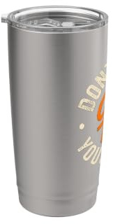 No sigas tus sueños. ¡Persígalos! Vaso térmico de acero inoxidable de doble pared