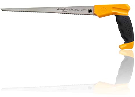 Seghetto alternativo Augusta-Heckenrose 300 mm - sega a mano speciale con impugnatura morbida a 2 componenti - per tagli curvi, rotondi e a spacco