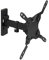 TooQ Lp2042Tnl-B - Supporto da Parete Inclinabile e Girevole per Monitor/TV/LED da 13 A 42, Distanza dalla Parete da 60 mm a 190 mm, Inclinazione a -12º, Nero