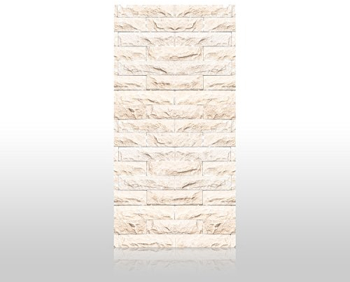 wandmotiv24 Duschrückwand Graue Farbe Steinmauer 100 x 200cm (B x H) - Acrylglas 4mm M1037