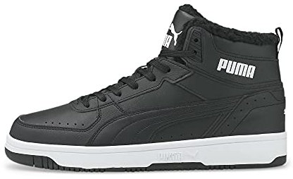 PUMA Unisex-Sneaker Rebound Joy Fur, Schwarz, 41 EU