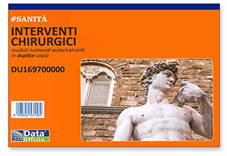 Interventi Chirurgici Registro Operatorio per Aziende Sanitarie Ospedaliere (Conf. 2 Pezzi) DU169700000