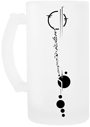 Lexas Tatuaje Vidrio Cerveza Taza Beer Mug