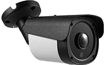 REVODATA 5MP POE IP Camera,UltraHD Metal Bullet Type Security Camera, Outdoor IP65 Waterproof, 10M IR Night Vision, 1.44mm Fisheye Panoramic Lens, Motion Detection (I542-P)