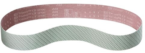 3M Trizact 337DC CF Lot de 3 bandes abrasives pour acier et métal, 50 x 1500 mm, pour ponçage fin (A100 - A300)