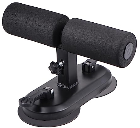 VANZACK Abdominal Crunches Aid Machine for Home Fitness Foot Barrier Lightweight Portable Belly Roll Equipment Safe Natural Design for Members Black