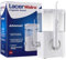 LACER HIDRO - Irrigatore orale Hydro Advanced con 4 ricariche, spazzola elettrica e irrigazione orale, pulizia profonda, massaggio gengivale, pulizia della zona linguale e sottogengivale, 10 livelli