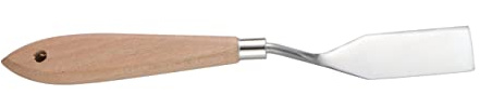 DOITOOL Raspador para Pintar Al Óleo Espátula para Mezclar Pintura Mango De Madera Raspador para Pintar Pintura Estudio o Taller