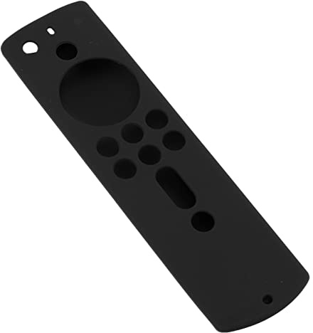 Yosoo Health Gear Silikon-Schutzhülle für die Fernbedienung des Fire TV Stick 4K 2018, rutschfeste Fernbedienungs-Silikonhülle mit Trageband, Stoßfeste Passform, Waschbar, für den Heimgebrauch von