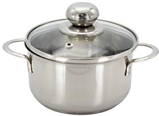 Krüger 2314GL Fleischtopf Saturn, 14 cm, Edelstahl