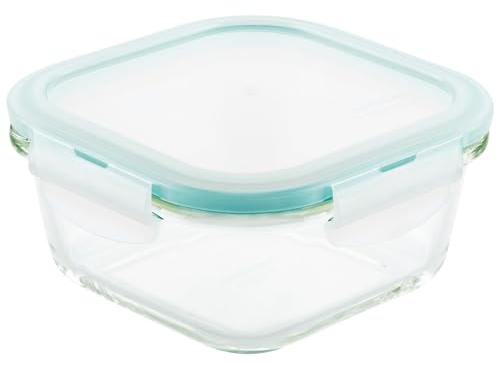 Lock & Lock LLG214 Plat/Boîte carrée Verre Transparent 14 x 14 x 6,7 cm 500 ml