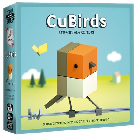 Maldito Games - Cubirds, Juego de Cartas Fácil, Rápido y Divertido, Juego de Mesa para Todas Las Edades (MLDGCUBPS)