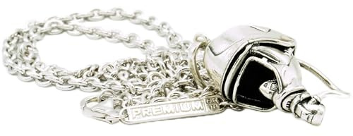 Einsatzgeil Premium Collection | Modell AGT | 925er Silberkette + Silber-Anhänger | Edler Feuerwehr Echtsilber-Schmuck Hals-Kette | Herren Damen Kinder |