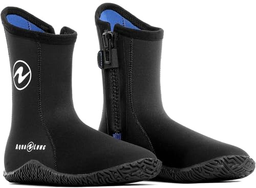 Aqualung 3mm Echozip Dive Boot Black / Blue 10