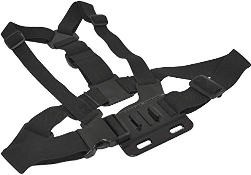 JJ PRIME® - Fascia toracica regolabile per GoPro HD Hero 1 2 3 3+ 4 5 Action Video Camera Compleanno Natale Natale Viaggi Outdoor