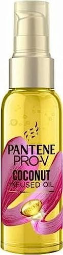Pantene Pro-V Coconut Infused Hair Oil for Intensive Moisture, Hair Care Shine, Hair Care for Dry Hair, Hair Care, Hair Oil, Beauty, Gold, 100 ml