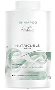 Wella Professionals NUTRICURLS Champú para Ondas - Nutre y Define las Ondas - Formulado con el Complejo Nourish-In - Sin Sulfatos, 1L