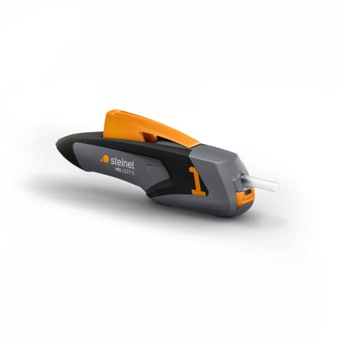 Steinel MobileGlue 1007-S pistola incollatrice a batteria, stick di colla a caldo, incl. 3 stick di colla da 7 mm, a batteria, per lavori di artigianato e decorazione
