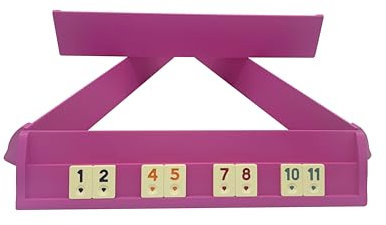 Patron, Rosa Rummy Set aus Holz, Okey Takimi, 100% Holz, Luxus Edition