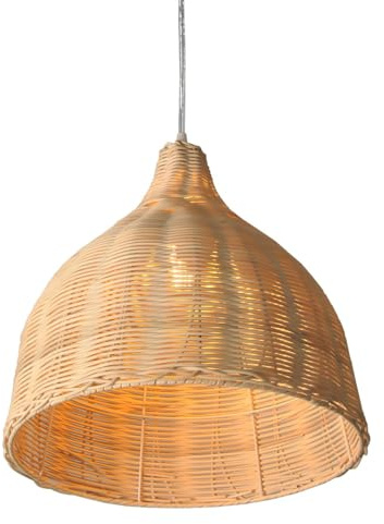 B·LED BARCELONA LED - Lámpara colgante mimbre SASKI
