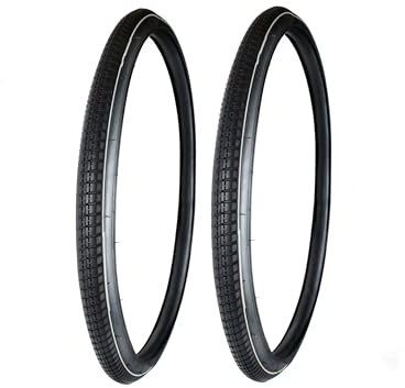 2X Fahrradreifen 1 1/2 x 28 Zoll 40-635 mit Reflexstreifen + passender Fahrradschlauch Dunlop Ventil, Citybike, Trekking Bike, MTB (2X Reifen 1 1/2 x 28 Zoll)