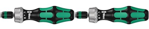 Wera Ratschenschraubendreher 816 RA, 1/4 Zoll x 142.0 mm, 05051461001 (Packung mit 2)