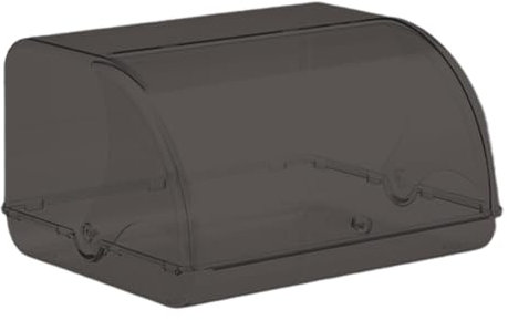 Panera – Almacenamiento de pan | Paneras para cocina | Panera | Porta pan con tapa | Organizador de maquillaje | Panera pequeña | Caja de almacenamiento de escritorio para pan casero, bagel,