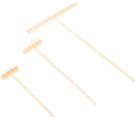 Tofficu 3stücke Sand-mini-rechen-Spielzeug Für Wohnzimmer Schlafzimmer Dekoration Mini-Sand-rechen Handwerk Zen Rechen Ornamente Für Hause Büro Schreibtisch