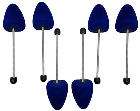 DELFA Samty Schuhspanner mit Spiralfeder Universal Größe 39-42 - Schaumstoff Schuhformer Schuhstrecker - Set zu 3 Paar für Damen Trotteurs Klassisch