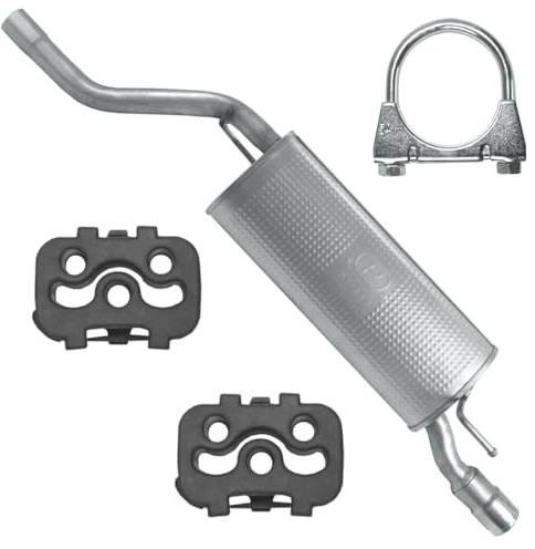 POLMOstrow Auspuff für Opel Corsa 4 IV D 2006-2014 | Endtopf, Motoren: 1.4 - 1.4 | Fließheck