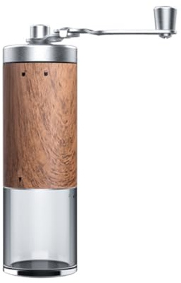 UKCOCO Moulin à Café Manuel en Bois Broyeur Conique en Céramique Poignée Pliante 1 Pièce – Machine à Café en Grains pour Usage Domestique Broyeur Solide et Écologique