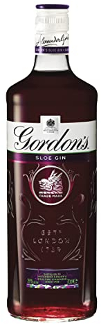 Gordon's Sloe Gin | 26% vol | 70cl | Crafted from Wild Sloe Berries & Gordon's Gin | Enjoy in a Glass with Tonic | Botanicals with Cassis Sweetness