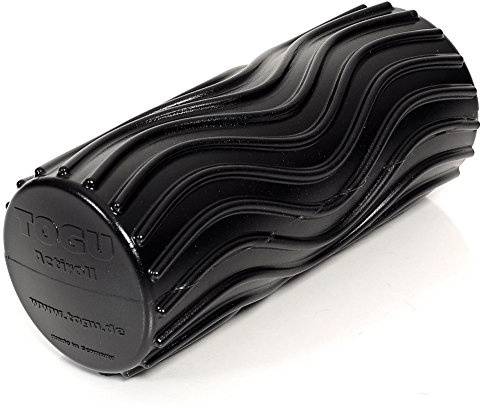 TOGU Faszienrolle Actiroll Wave Massagerolle Therapie Reha Fitness schwarz S