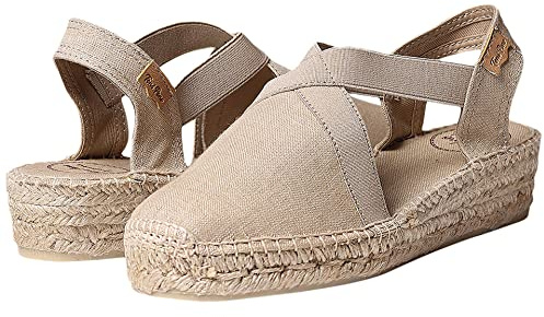 TONI PONS, Verona, Femme Espadrille Beige - 40 EU