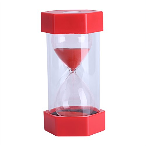 Sanduhr, Bunte Sanduhr Sanduhr 3/10/20/30/60 Minuten Timer, Hochwertiges Kunststoffmaterial, zum Kochen, Spielen, Trainieren und Home Office Decor