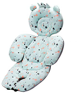 LTSWEET Universal Kinderwagen Sitzauflage Winter Atmungsaktive Gemütlich Baby Sitzkissen Sitzverkleinerer Sportwagen Buggy Babyschale Autositze Cushion Pad Liner,Blau